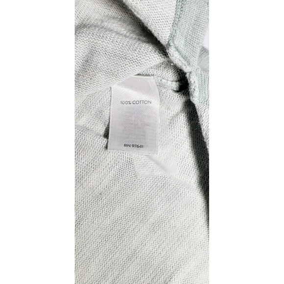 Mint Green Seamed Tunic Top XS Fits M/L V-Neck Long Sleeve Relaxed Fit - Picture 4 of 15